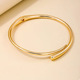 18K Gold-Plated Alloy Adjustable Necklace OutfitFlow